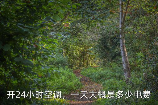 開24小時空調，一天大概是多少電費