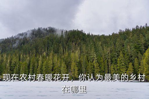 現(xiàn)在農(nóng)村春暖花開(kāi)，你認(rèn)為最美的鄉(xiāng)村在哪里