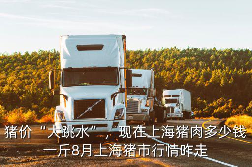 豬價“大跳水”，現在上海豬肉多少錢一斤8月上海豬市行情咋走