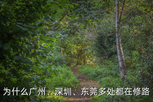 為什么廣州、深圳、東莞多處都在修路