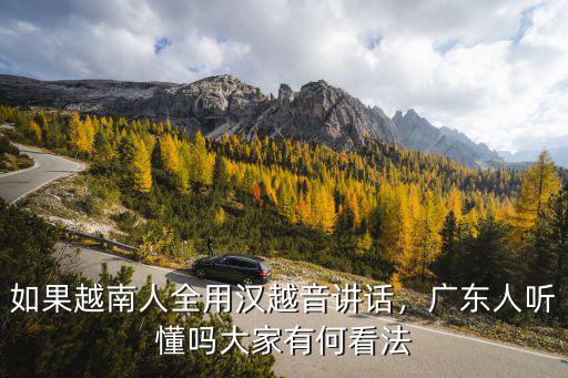 越南人怎么看待廣東,廣東人聽(tīng)懂嗎
