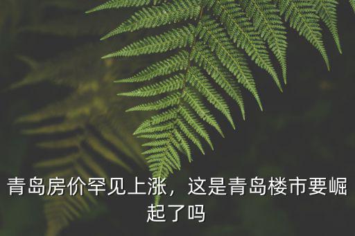 青島房價這幾年漲多少,青島房價還會漲嗎