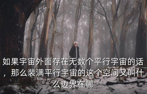 如果宇宙外面存在無數個平行宇宙的話，那么裝滿平行宇宙的這個空間又叫什么邊界在哪