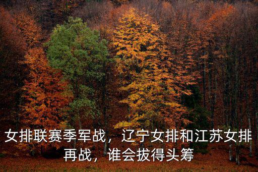 江蘇女排戰(zhàn)遼寧女排結(jié)果是多少,遼寧女排和江蘇女排再戰(zhàn)