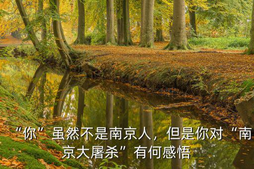 南京大屠殺時南京人口有多少,你雖然不是南京人