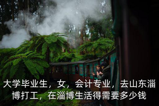 大學畢業生，女，會計專業，去山東淄博打工，在淄博生活得需要多少錢
