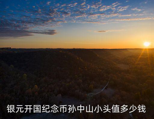 孫中山開國紀念銀幣我吃多少錢,孫中山的開國紀念銀元