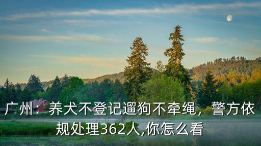 廣東養(yǎng)狗不牽繩警察怎么處理,養(yǎng)犬不登記遛狗不牽繩