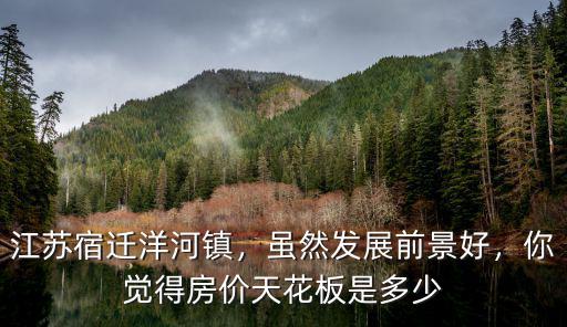 宿遷倉集鎮(zhèn)房價多少,你覺得房價天花板是多少