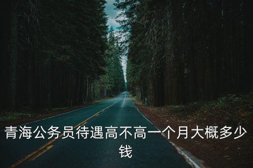 南通海安公務(wù)員一個月多少錢,一個月大概多少錢