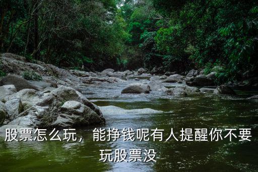 股票怎么玩，能掙錢呢有人提醒你不要玩股票沒