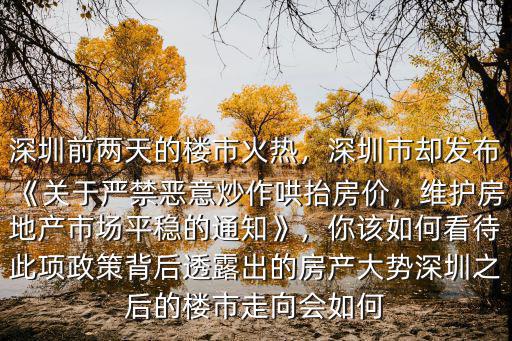 深圳的房?jī)r(jià)怎么漲的那么離譜,如何看待深圳的高房?jī)r(jià)