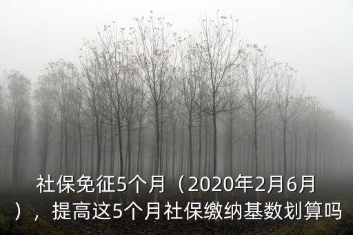 廣東2020年2月份社保減免多少,社保免征5個(gè)月