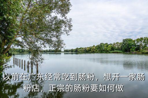 以前在廣東經常吃到腸粉，想開一家腸粉店，正宗的腸粉要如何做