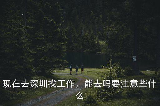 現在去深圳找工作，能去嗎要注意些什么