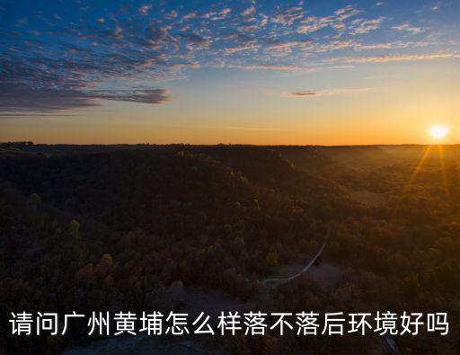 請問廣州黃埔怎么樣落不落后環境好嗎