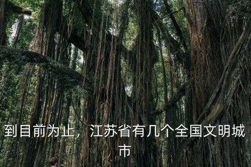 到目前為止，江蘇省有幾個全國文明城市