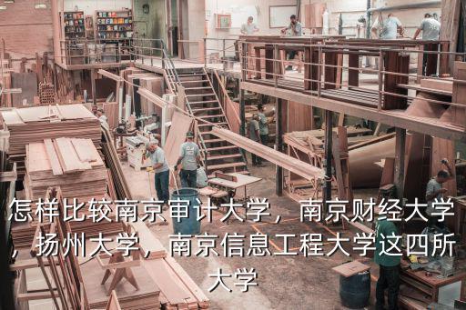 怎樣比較南京審計大學，南京財經大學，揚州大學，南京信息工程大學這四所大學