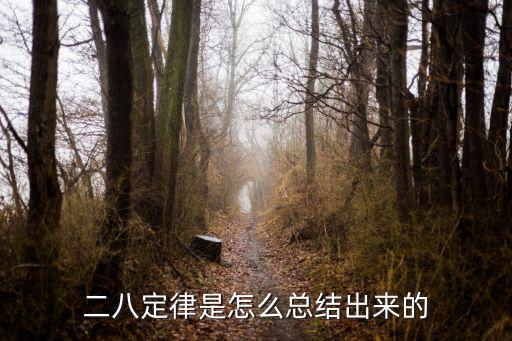 二八定律廣州話怎么講,二八定律是怎么總結(jié)出來的