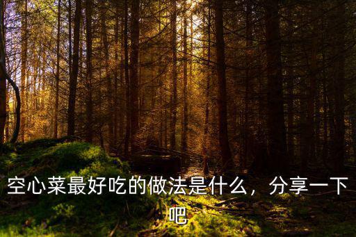 空心菜最好吃的做法是什么，分享一下吧
