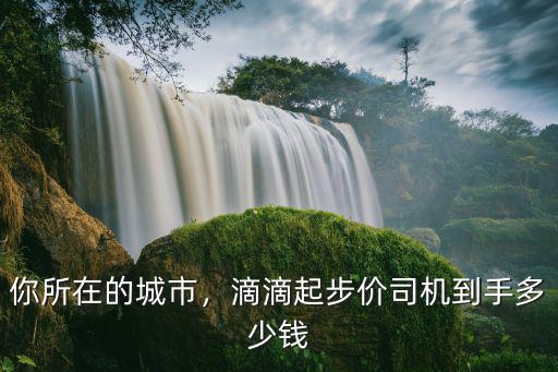 你所在的城市，滴滴起步價司機到手多少錢
