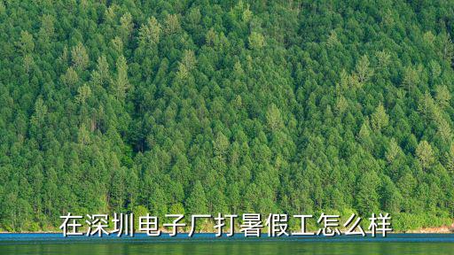 在深圳電子廠打暑假工怎么樣