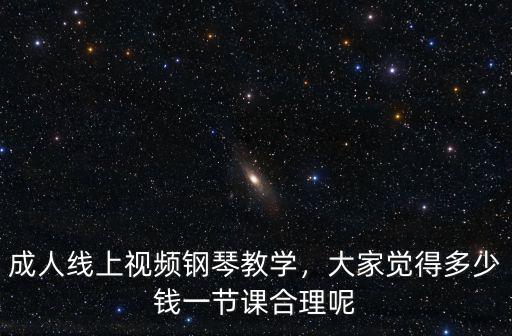 蘇州成人鋼琴一節課多少錢,成人線上視頻鋼琴教學