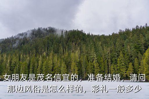 女朋友是茂名信宜的，準(zhǔn)備結(jié)婚，請(qǐng)問那邊風(fēng)俗是怎么樣的，彩禮一般多少