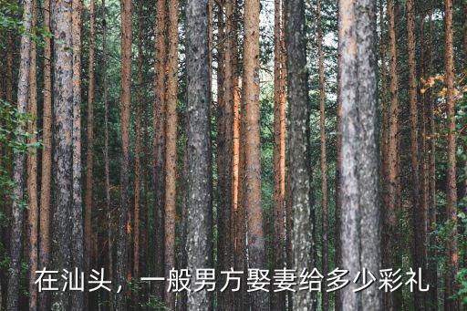 潮汕潮州彩禮一般給多少,潮汕結婚要花多少錢啊