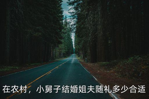 山東小舅子結(jié)婚姐夫隨禮多少合適,小舅子結(jié)婚姐夫隨禮多少合適