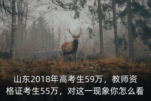 18年山東今年多少考生,今年山東考生為啥少