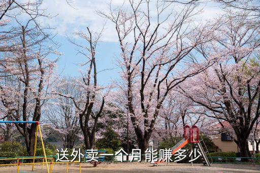 送外賣一個月能賺多少