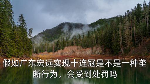 廣東宏遠十連冠怎么處罰,廣東宏遠男籃是怎么了