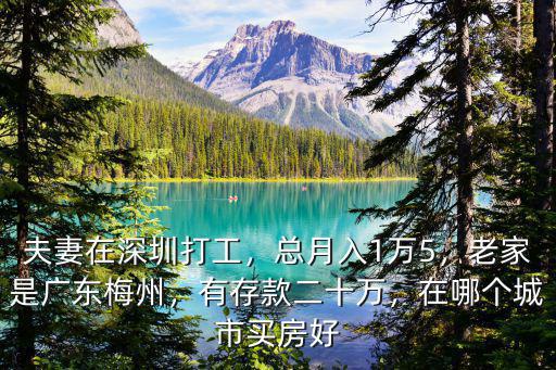 深圳夫妻安家在哪里,夫妻在深圳打工