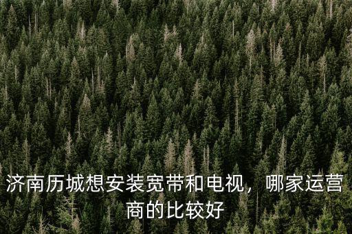 濟南電視網線寬帶多少錢一個月,現在廣電寬帶一個月多少錢