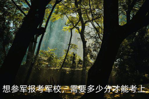 山東考軍校需要多少份,考軍校要多少分