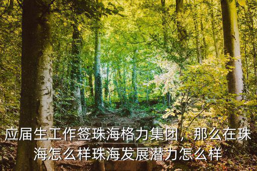 應(yīng)屆生工作簽珠海格力集團(tuán)，那么在珠海怎么樣珠海發(fā)展?jié)摿υ趺礃? class=