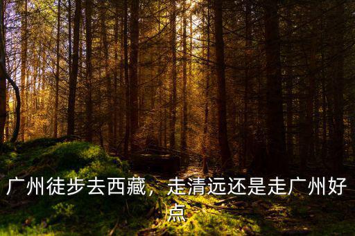 廣州油麻線徒步怎么走,走清遠(yuǎn)還是走廣州好點