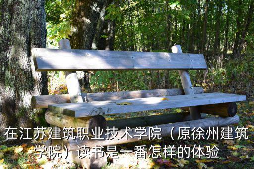 江蘇建筑職業技術學院學院排名多少,原徐州建筑學院
