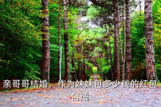 梅州妹妹結婚封多少紅包合適,廣東人結婚包多大的紅包