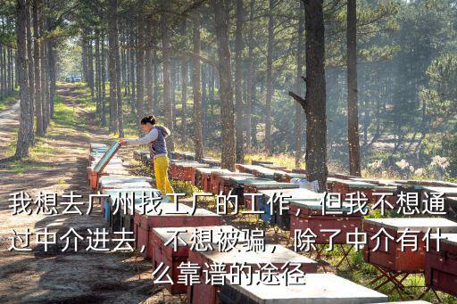 廣州找工作中介怎么樣,我想去廣州找工廠的工作