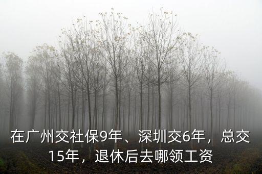 深圳九年社保怎么辦理,在深圳交了九年社保
