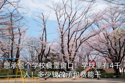 韶關(guān)大學(xué)食堂承包多少錢(qián),多少錢(qián)的承包費(fèi)能干