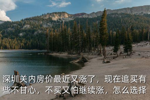 深圳最近怎么賣房子的很多,深圳關內房價最近又漲了