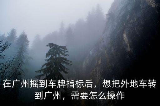 廣州車輛指標怎么打印,在廣州搖到車牌指標后