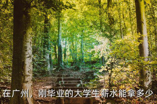 在廣州，剛畢業(yè)的大學生薪水能拿多少