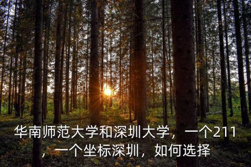 深圳有多少家師范大學,華南師范大學和深圳大學