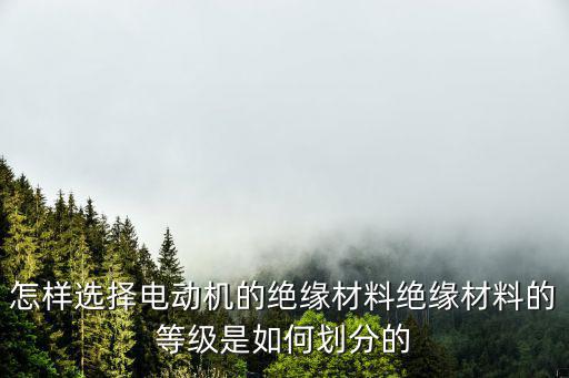 茂名絕緣材料怎么選,怎樣選擇電動(dòng)機(jī)的絕緣材料
