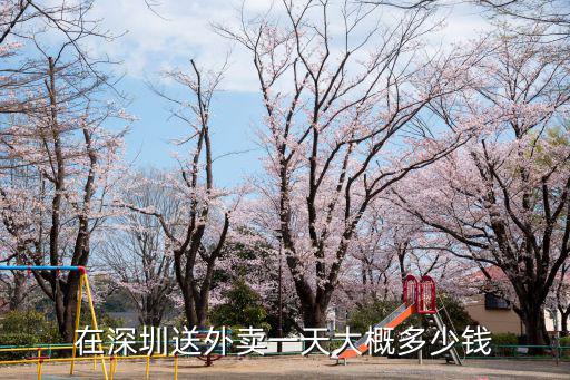 在深圳送外賣一天大概多少錢
