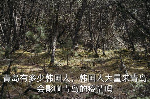 青島有多少韓國人，韓國人大量來青島會影響青島的疫情嗎